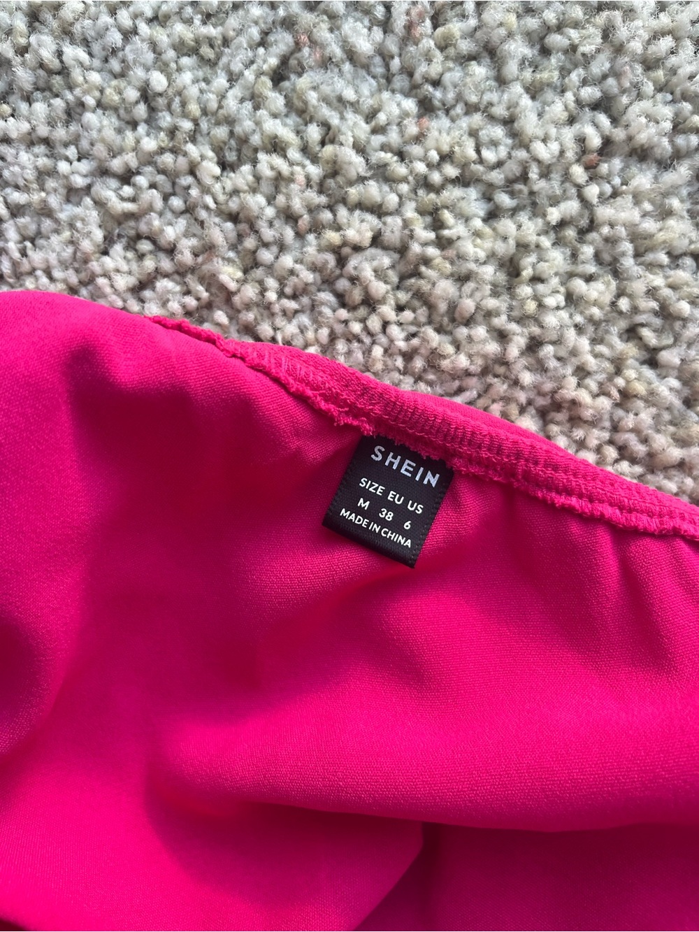 SHEIN Pink One-Shoulder Ruffle Dress - Picture 2 of 3